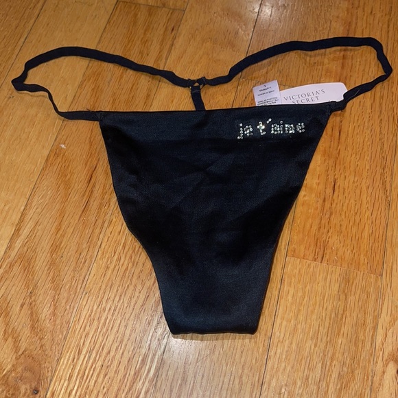 Victoria’s Secret rhinestone V-String panty, size L, NWT - Picture 4 of 6